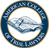 Logo Recognizing Griffen & Stevens's affiliation with the American College of Trial Lawyers